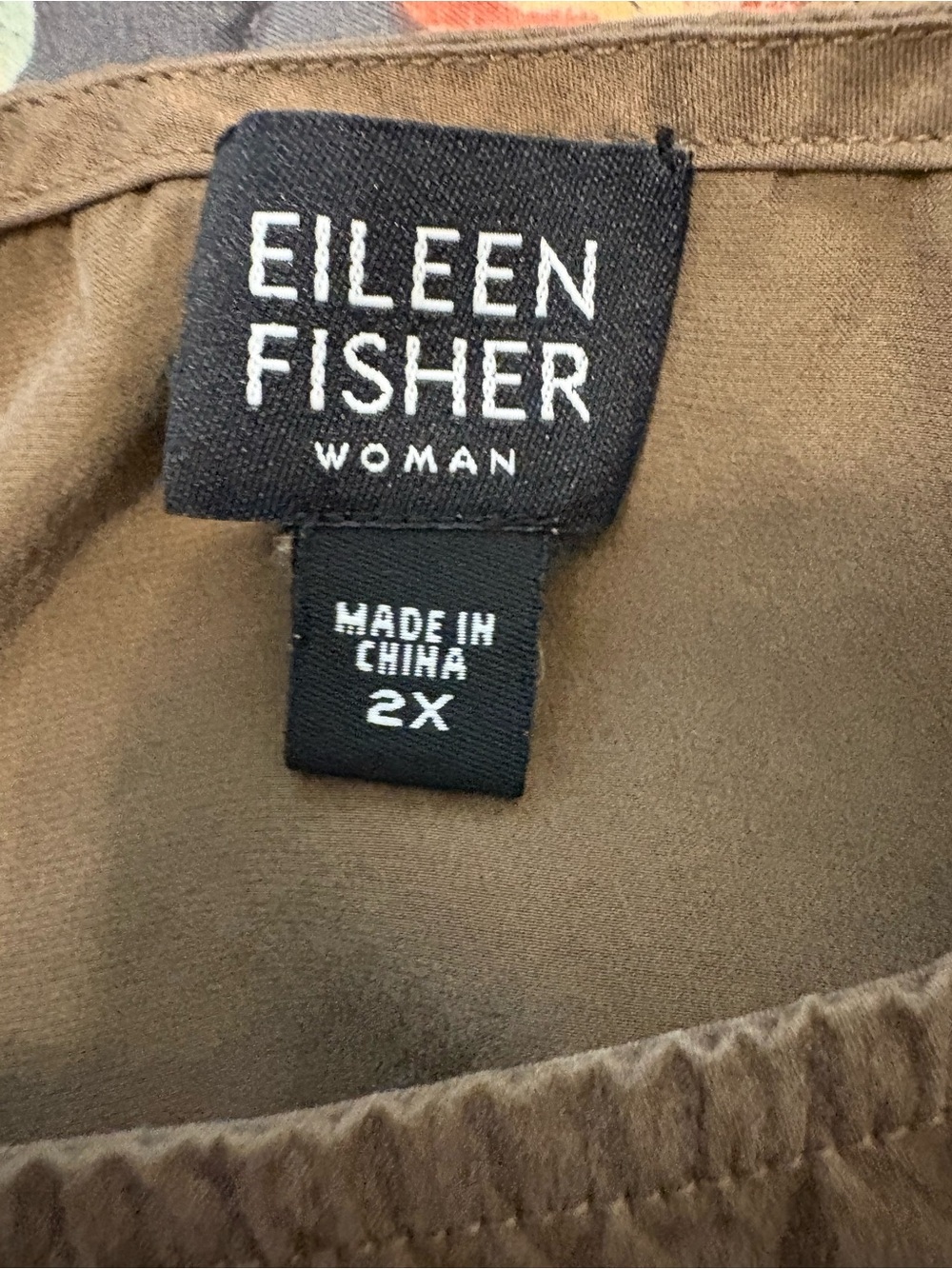 Eileen Fisher Silk Gerogette Women’s Layering Tank Size 3X classic, quit luxury - Picture 5 of 7